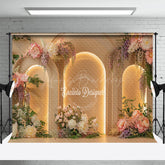 Lofaris Blooming Floral Arch Wall Boho Wedding Backdrop